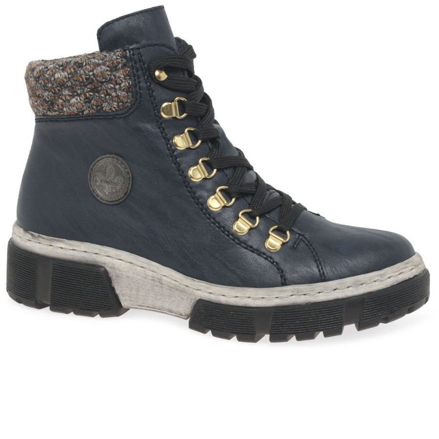 Rieker Raven Bottines Casual Femme Marine