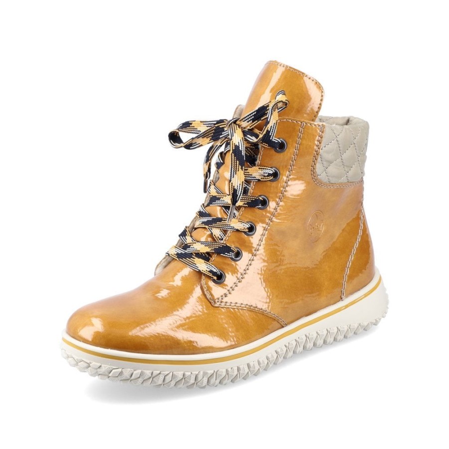 Rieker Z4206 Bottes Femme Jaune